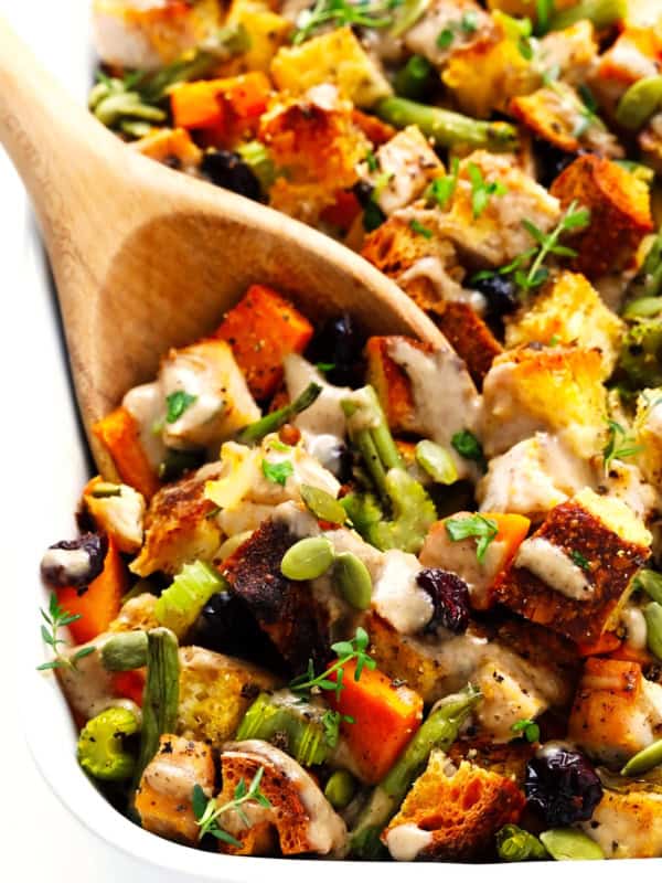 All-In-One Thanksgiving Casserole Closeup