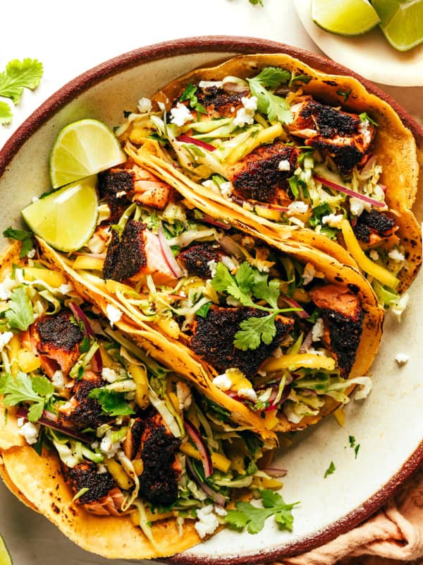 Blackened Salmon Tacos