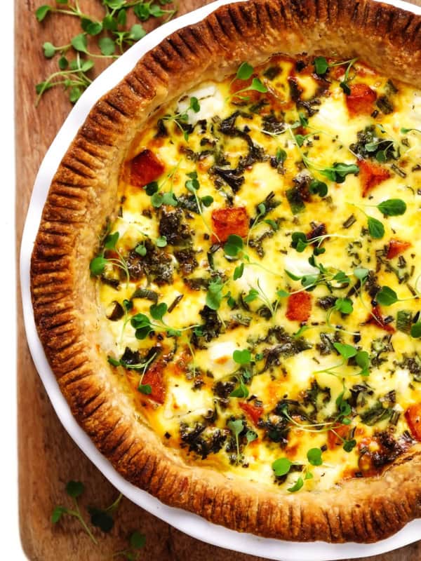 Butternut Squash Quiche