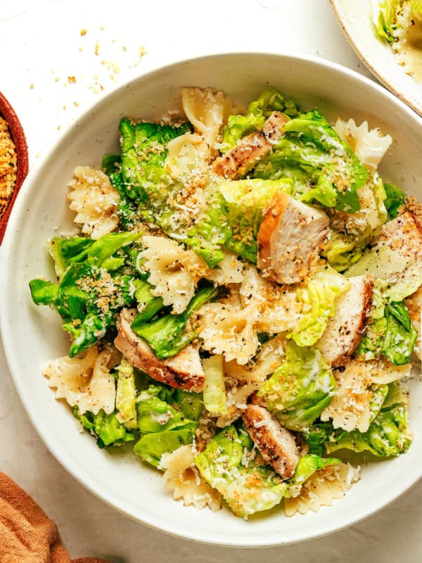 Chicken caesar pasta salad recipe