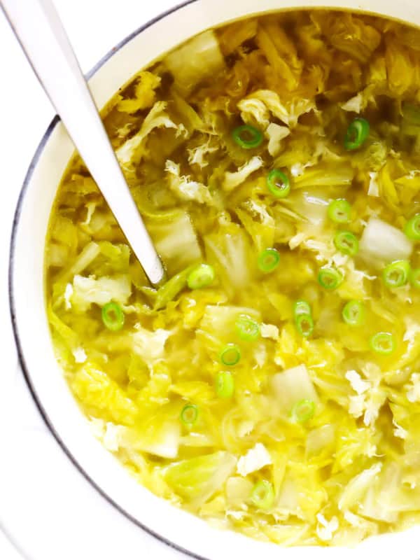 Cabbage Egg Drop Soup