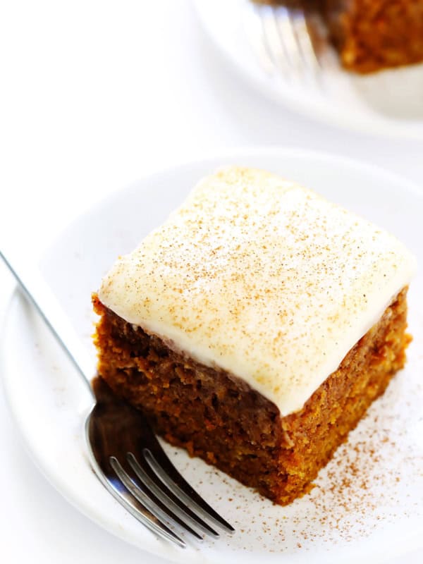 Pumpkin Bars with Cream Cheese Frosting