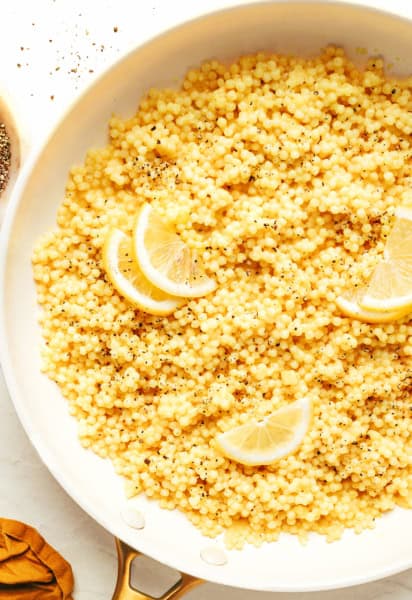 Lemon Parmesan Pearl Couscous