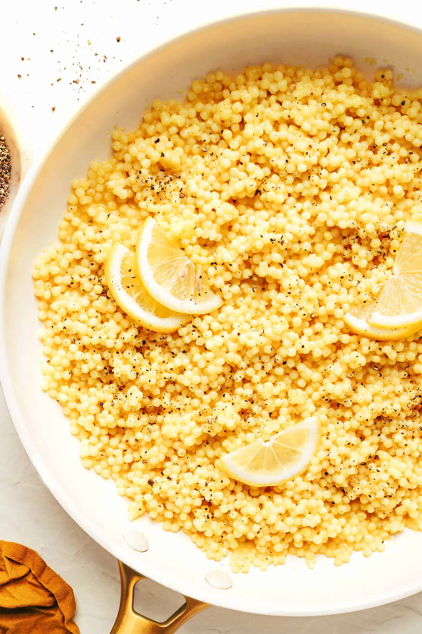 Lemon Parmesan Pearl Couscous