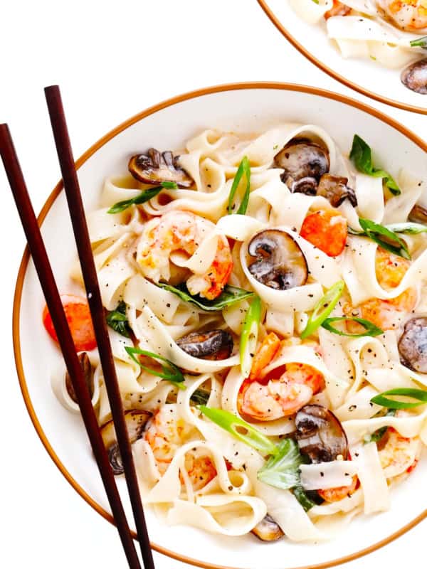 Lemongrass Coconut Noodles with Shrimp