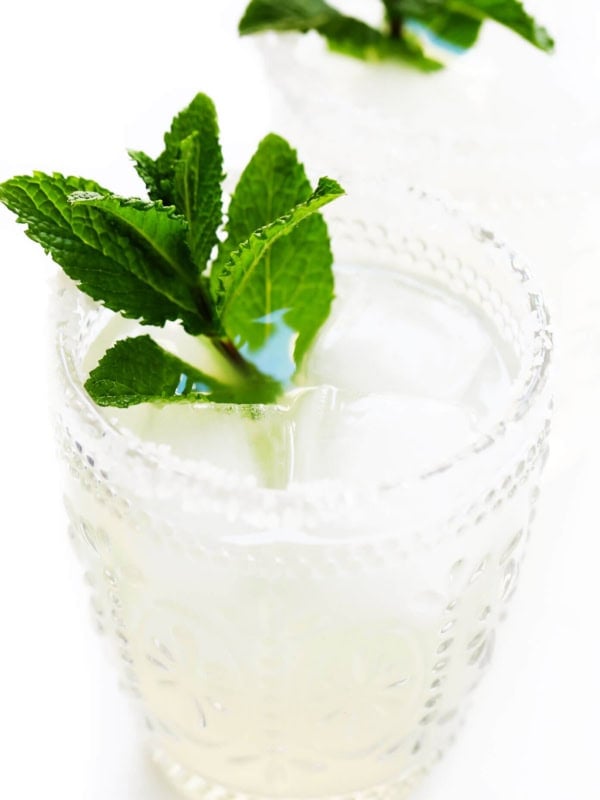 Fresh Mint Margaritas